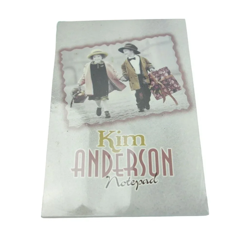 Vintage 2000 Kim Anderson‎ Stationery Set Address Book Notepad Notebook